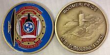 NAVY USS TENNESSEE SSBN-734 SUBMARINE FORCE BOOMER PRIDE CHALLENGE COIN picture
