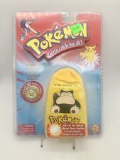 Vintage Pokemon Yellow collector marble pouch #143 Snorlax Unopened picture