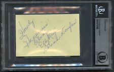 Donna Douglas signed autograph 3x4 cut Elly May on Beverly Hillbillies BAS Slab picture