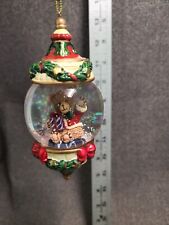 Kirkland Signature Snow/ Water Globe Ornament Teddy Bear 5” Ornament picture