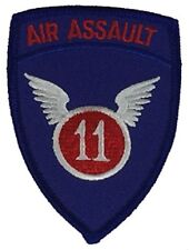 US ARMY ELEVENTH 11TH AIRBORNE DIVISION ABD AIR ASSAULT PATCH VETERAN SOLDIER picture