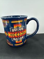 Pendleton Woolen Mills Mug 12oz Aztec Tribal Pattern Blue Legendary Collection picture