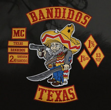 Bandidos Bikers Rocker Patches Mc Motorcycle Biker Texas Jacket Patch Full Set picture