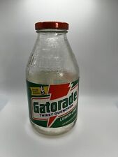 Vintage Gatorade Glass Bottle NBA 32 Oz Lemon Lime EMPTY rare Sports Drink picture