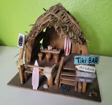 Miniature Tiki Hut Beach House Tropical Bar Collectible Model picture