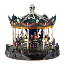 Lemax Spooky Town SCARY GO ROUND #34605 Carnival Ride Sights & Sounds New picture