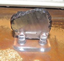 47 gm muonionalusta Meteorite slice Sweden iron nickel ring picture
