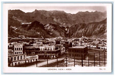 Aden Yemen Postcard General View 1 c1930's Unposted Vintage RPPC Photo picture