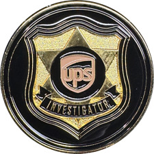 EL15-002 United Parcel Service UPS Investigator Challenge Coin Security UPS Poli picture