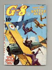 G-8 and His Battle Aces Pulp May 1937 Vol. 11 #4 FN picture