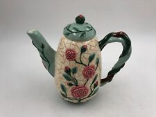 Pre-Owned Flowers, Inc. Balloons Ceramic 8.5 Rose Teapot DD02B16003 picture