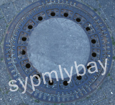 Photo Slide Manhole Cover, DIN Schwerin, BRD 1998 picture