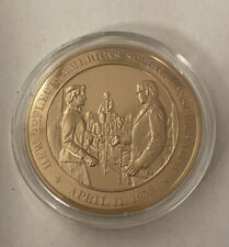 1953 Hew Reflects America's Social Conciousness Franklin Mint Solid Bronze Coin picture