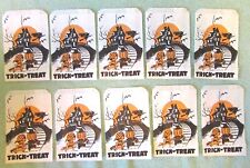 10 vintage Halloween Paper Trick or Treat Candy Bag Lot Haunted House Kids Witch picture