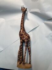 Hand Carved Wooden Giraffe picture