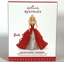 2015 Hallmark Keepsake Holiday Barbie Ornament Christmas Ornament 1st In Series picture