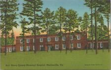 Postcard Henry County Memorial Hospital Martinsville VA Virginia  picture