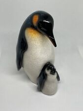 Ebros Antarctica Natural Habitat Warrior Emperor Penguin Father & Chick Figurine picture