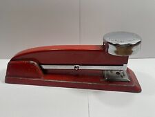 Vintage - Monarch Stapler Vail MFG Co Chicago USA - Retro Red Metal Industrial picture