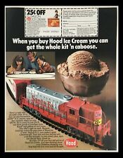 1982 Hood Ice Cream AHM H.O. Electric Train Circular Coupon Advertisement picture