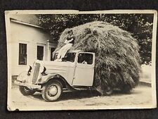 Historical Photo, Black and White, Bradford Maine, Gigantic Hay Load, Circa 1936 picture