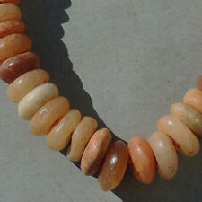 a 12 inch strand of ancient agate african stone beads mali #5028 picture