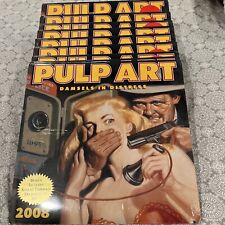 9 NIP~DAMSELS IN DISTRESS~PULP ART~2008 Wall Calendars~True Detective Type Art picture