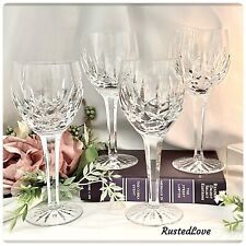 Waterford Crystal Lismore Wine Hocks Blown Glass Waterford Wine Glasses - 4 picture