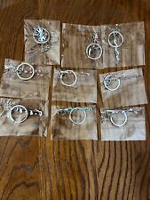 Lot Of 9 Metal Anime Keychain Keychains All Different picture