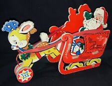VINTAGE ‘DOLLY TOY CO.’ ADVERTISING CONTAINER-‘WHITMAN’S’ CHRISTMAS SANTA SLEIGH picture