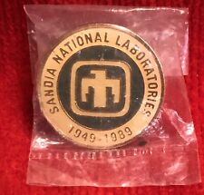 Sandia National Laboratories 1949 - 1989 50th Anniversary Lapel Hat Pin NIP picture