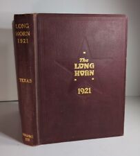 (1921) Texas A&M College Yearbook The Longhorn Antique picture