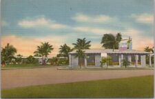 Vintage SOUTH MIAMI Florida Postcard 