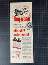 Vintage 1946 Bugaboo Insect Killer Print Ad picture