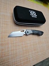 Olamic Cutlery Whippersnapper S90V Wharncliffe in satin. Dark Matter Scales NEW picture