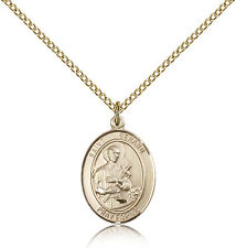 Saint Gerard Majella Medal For Women - Gold Filled Necklace On 18 Chain - 30... picture