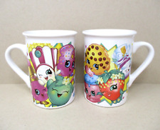 Shopkins Mugs Set of Two 2016 10 oz Matching Pair picture