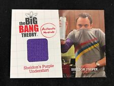 2012 Cryptozoic Big Bang Theory Sheldon Cooper Jim Parsons M2 Patch Card AA picture