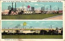 Vintage Postcard- Cosden Refinery, West Tulsa, OK. picture