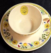 Vintage RANDOLPH MACON WOMEN'S COLLEGE Catherine MOOMAW Mayer China Cup & Saucer picture