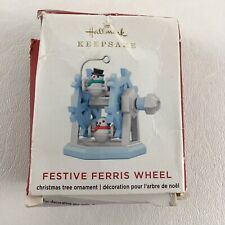 Hallmark Keepsake Christmas Tree Ornament Miniature Festive Ferris Wheel 2020 picture