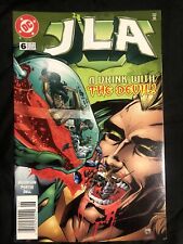JLA #6 Comic Book 1997 NM- Grant Morrison  DC Comics 1st Zauriel Newsstand picture