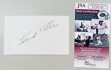 Edward Teller Signed Autographed 3x5 Card JSA Cert Hydrogen Bomb Oppenheimer picture