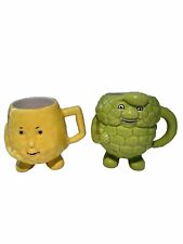 Actors Pharmaceutical Promotional Triglyceride & HDL Ceramic Mugs Green/Yellow picture