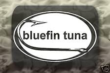 Bluefin Tuna Fish Sticker Hook Decal Atlantic Ocean 2 pack USA picture