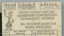 1967 Upson County Electric Membership Corp Thomaston GA Utility Bill 428 picture