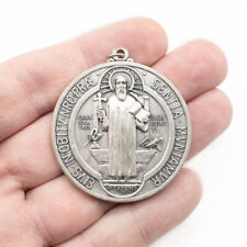 Saint St Benedict Medal Italy Protection From Evil Extra Large 2 Inch Pendant picture