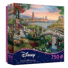 Thomas Kinkade 101 Dalmatians Puzzle 750 pc Jigsaw Disney Ceaco 24x18 picture