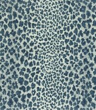 Nina Campbell All Over Leopard Spots Fabric- Bagatelle / Blue 0.50 yd NCF4223-05 picture