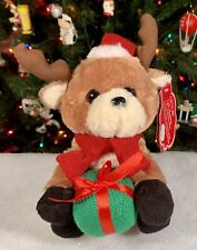 Gemmy 8.5” Animated Plush REINDEER: Music Movement • Santa Is Coming To Town picture